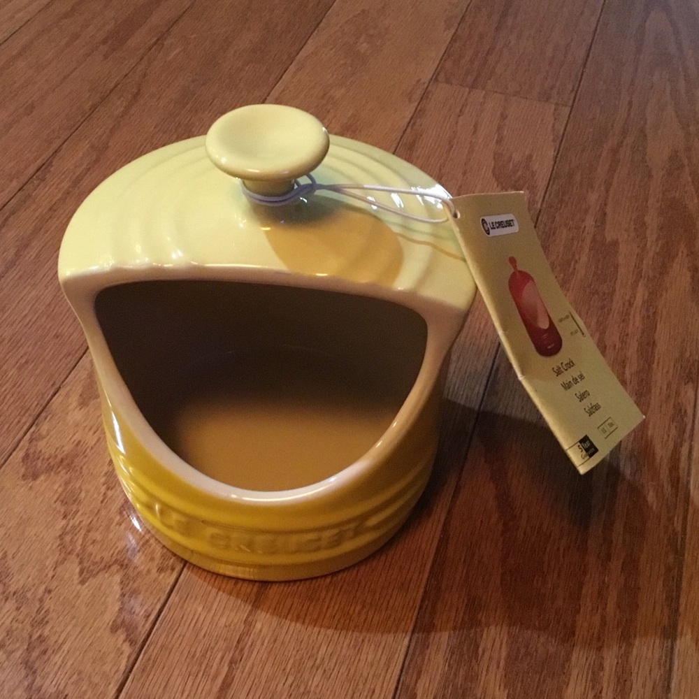 Le Creuset Stoneware Salt Crock (Soleil)